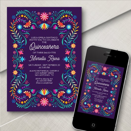 Invitation Fiesta Quinceanera