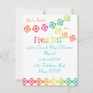 Invitation Fiesta Rainbow