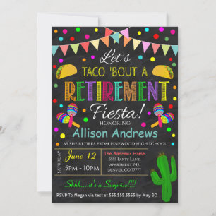 Invitation Fiesta Retraite