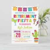 Invitation Fiesta Retraite - Blanc (Debout devant)