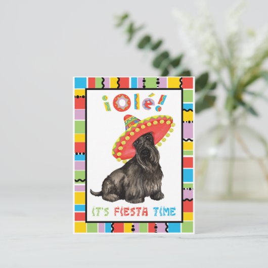 Invitation Fiesta Scottish Terrier (Debout devant)