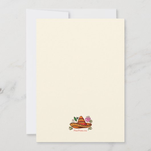 Invitation Fiesta Sombrero (Dos)