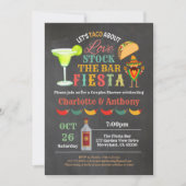 Invitation Fiesta stock le bar couples de douches (Devant)