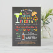 Invitation Fiesta stock le bar couples de douches (Debout devant)