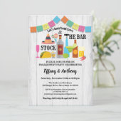 Invitation Fiesta stock le bar couples douche (Debout devant)