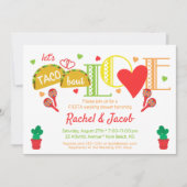 Invitation Fiesta Taco Bout Amour Nuptiale (Devant)