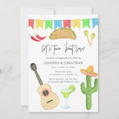 Invitation Fiesta Taco Mexicaine à propos de l'amour (Devant)