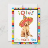 Invitation Fiesta Vizsla (Devant)