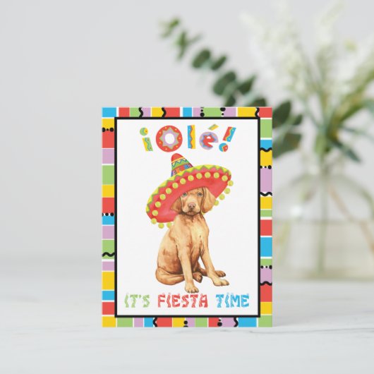 Invitation Fiesta Vizsla (Debout devant)