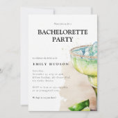 Invitation Fiesta Watercolor Bachelorette (Devant)