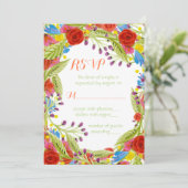 Invitation Fiesta Wedding RSVP (Debout devant)