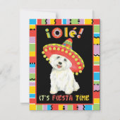 Invitation Fiesta Westie (Devant)