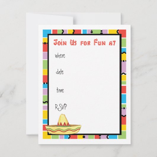 Invitation Fiesta Wheaten (Dos)