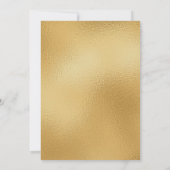 Invitation Fifty and Fabulous Gold Script 50th Birthday (Dos)