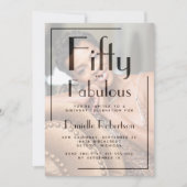 Invitation Fifty and Fabulous Photo 50th Birthday Party (Devant)