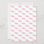 Invitation Fifty and Fabulous Script Pink 50th Birthday Party (Dos)