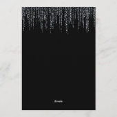 Invitation Fifty & Fabulous Black Glam 50th Birthday (Dos)