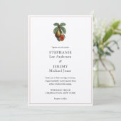 Invitation Fig Fruit Vintage esthétique (Debout devant)