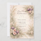 Invitation Fig Orchard Élégance Baby Shower (Devant)