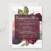 Invitation Figues florissantes | Fiançailles de fleurs de fru (Devant)