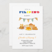 Invitation Filipino Party Filipino Dîner d'anniver (Devant / Derrière)