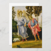 Invitation Filippino Lippi - Tobias et l'ange (Devant / Derrière)