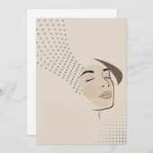 Invitation fille (Devant / Derrière)