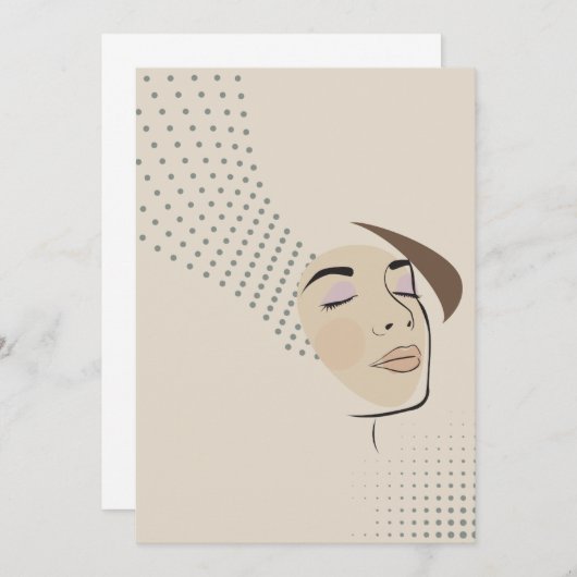 Invitation fille (Devant / Derrière)