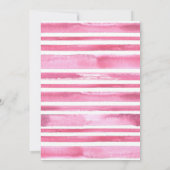 Invitation Fille 3ème Anniversaire Été popsicle Crème de glac (Dos)