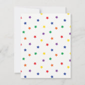 Invitation Fille à l'Unicorn Pool Flottant Anniversaire de en (Dos)