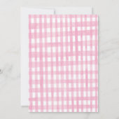 Invitation Fille Animaux de ferme Ballons Baby shower Barnyar (Dos)