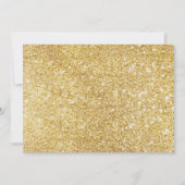 Invitation Fille Anniversaire Parties scintillant Unicorn Inv (Dos)