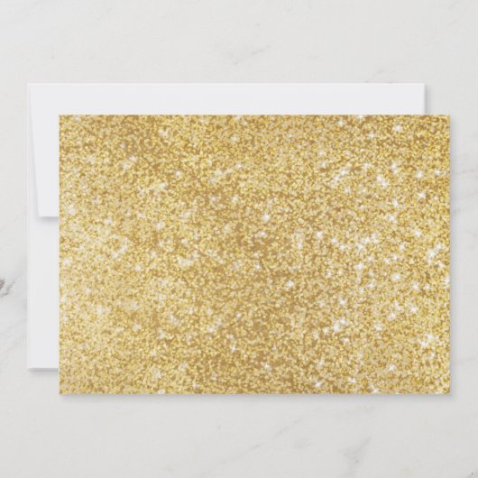 Invitation Fille Anniversaire Parties scintillant Unicorn Inv (Dos)