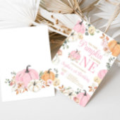 Invitation Fille Automne Citrouille Fête d'anniversaire