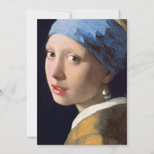 Invitation Fille Avec Une Perle Écoutant Par Johannes Vermeer (Devant)