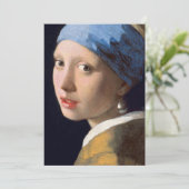 Invitation Fille Avec Une Perle Écoutant Par Johannes Vermeer (Debout devant)