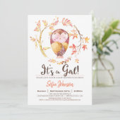 Invitation fille Baby shower de hibl (Debout devant)