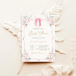 Invitation Fille Baby shower de la ceinture rose<br><div class="desc">Invitation de fille Baby shower rose,  Baby shower de  rose vif</div>