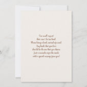 Invitation Fille Baby shower fille (Dos)