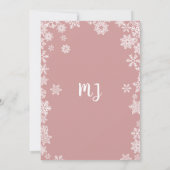 Invitation Fille Bébé Il Fait Froid Dehors Bébé Shower Hiver (Dos)