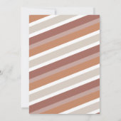 Invitation Fille Boho Aquarelle Baby shower arc-en-ciel (Dos)