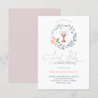 fille catholique première communion florale couron