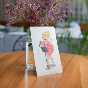 Invitation Fille chante