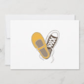 Invitation Fille Chaussures et Baskets Mariage illustré (Dos)