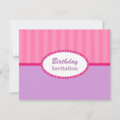 Invitation Fille Chef Cupcake Frosting Baking Anniversaire (Dos)