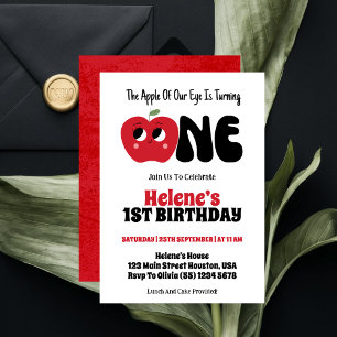 Invitation Fille Chérie 1er Anniversaire