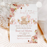 Invitation Fille Citrouille Teddy Bear Floral Fall Baby showe<br><div class="desc">Fille Citrouille Teddy Bear Floral Fall Baby shower Invitation Tous les modèles sont © PIXEL PERFECTION PARTY LTD</div>