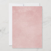 Invitation Fille Couples Co Ed Baby shower Floral Rose (Dos)