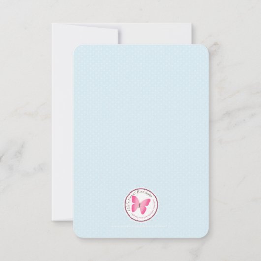 Invitation Fille d'anniversaire dans les couloirs rouges (Dos)