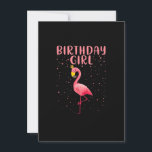 Invitation Fille d'anniversaire - Drôle Flamant rose Lover Pr<br><div class="desc">Funny Flamingo Gift for men,  Gift for women,  wife,  husband,  son,  daughter,  grandson,  granddaughter. Design Gift Idea for Birthday,  Christmas,  Anniversary,  Fathers day,  Mothers Day,  matching outfit men,  women,  father,  wife,  teacher.</div>